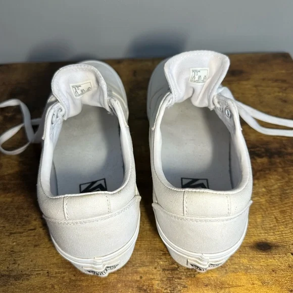 Vans White Platform Sneakers - Picture 3 of 12